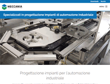 Tablet Screenshot of meccania.com